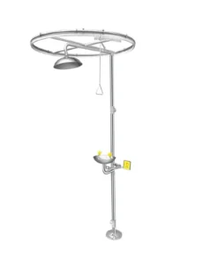 RYFHS017 Composite spray eye washer with pull-up curtain