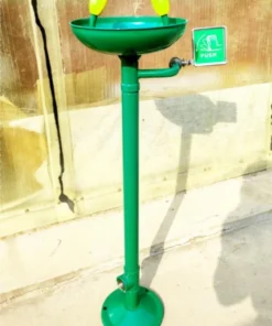 RYLS-006 Green ABS coating Vertical eye wash station 4 |