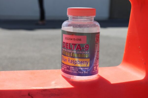 a bottle of liquid