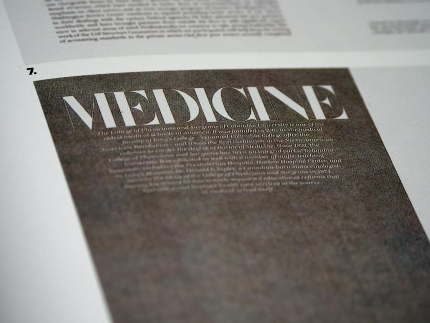 Panduan Perawatan INNOVISION-DXII UNIVERSAL: Kalibrasi & Maintenance Sistem X-Ray 1 Detailed view of a printed page with the title 'Medicine'.