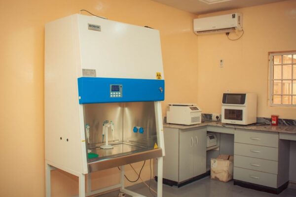 Laboratory interior featuring advanced Biobase equipment for scientific research.