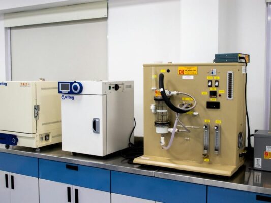 High-tech laboratory equipment featuring Witeg machines, perfect for industrial and scientific environments.