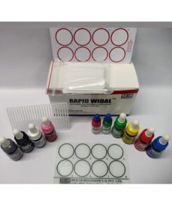 BIOLAB DIAGNOSTICS Rapid Widal Stained Salmonella Antigen (Slide Test Kit)