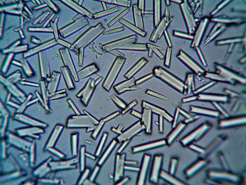 Imaging vs Sieving: Analisis Partikel Mana Paling Akurat? 1 Detailed close-up of crystalline structures under a microscope, showcasing scientific detail.